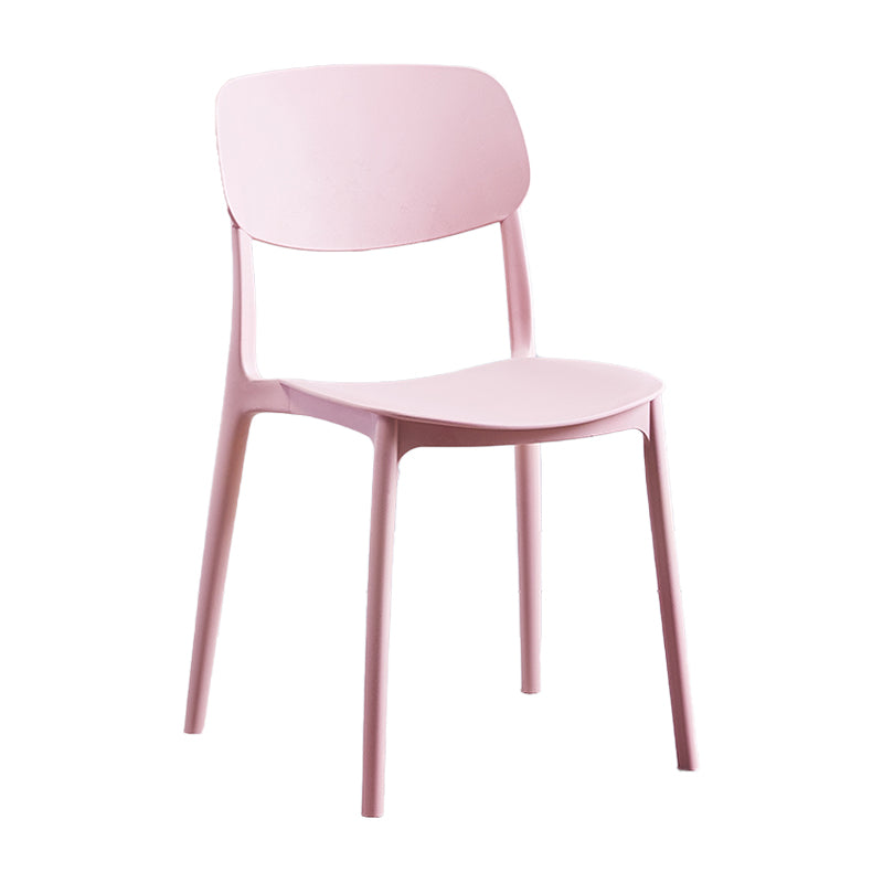 Chaise de salle à manger de Style nordique, chaises latérales en plastique sans accoudoirs pour la cuisine