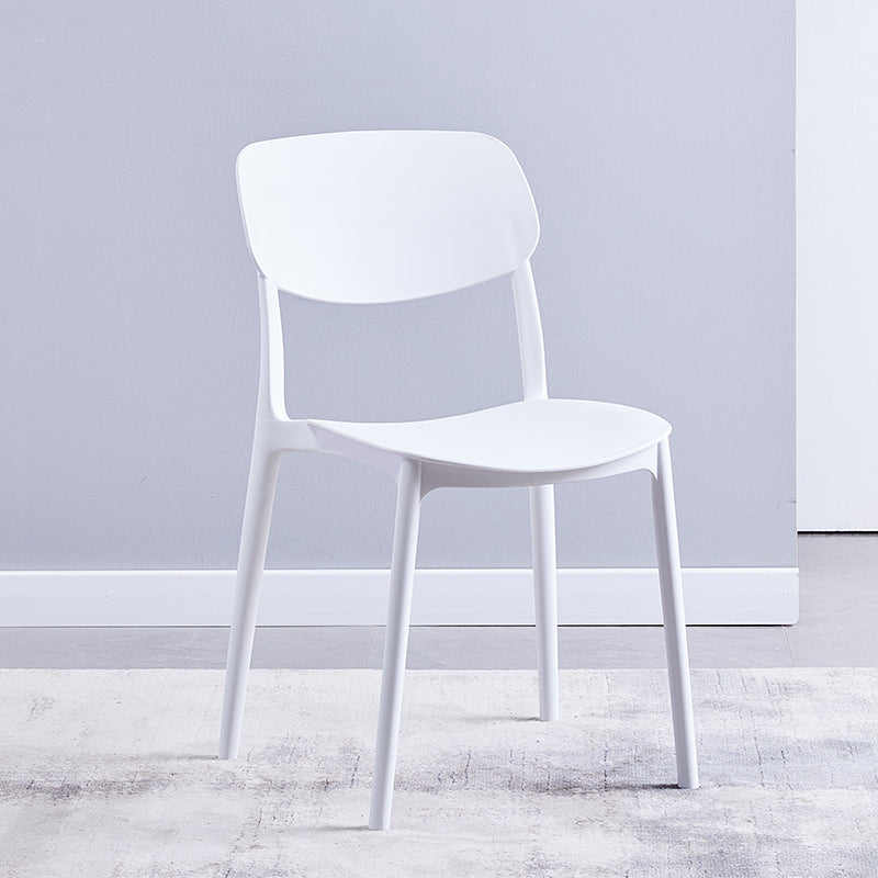 Chaise de salle à manger de Style nordique, chaises latérales en plastique sans accoudoirs pour la cuisine