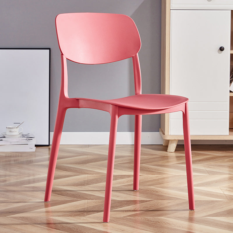 Chaise de salle à manger de Style nordique, chaises latérales en plastique sans accoudoirs pour la cuisine