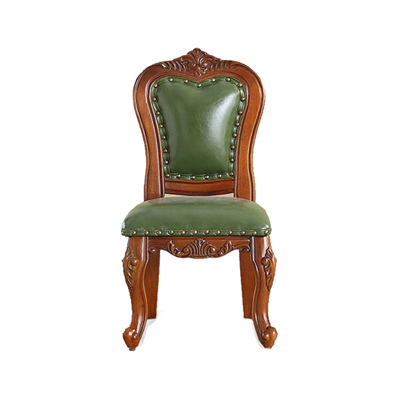 Chaise de salle à manger en bois massif de Style Victoria, chaises latérales à dossier ouvert pour cuisine