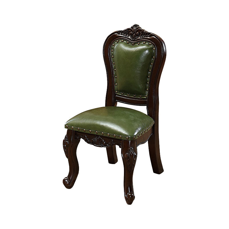 Ensemble de chaises de cuisine en bois d'hévéa de style Victoria, avec dossier ouvert