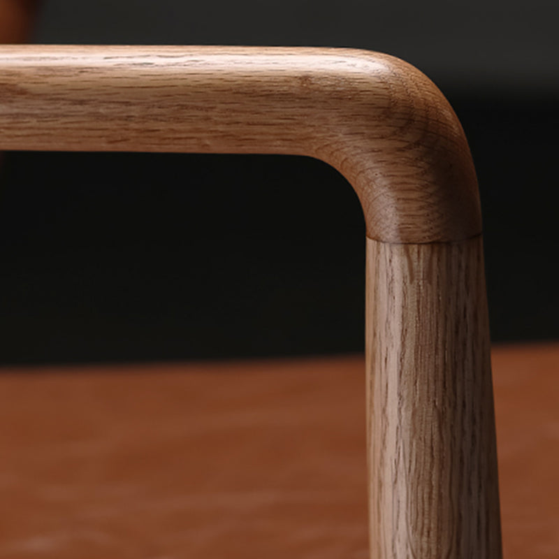 Silla de comedor de estilo tradicional, brazo de cocina, silla individual con patas de madera