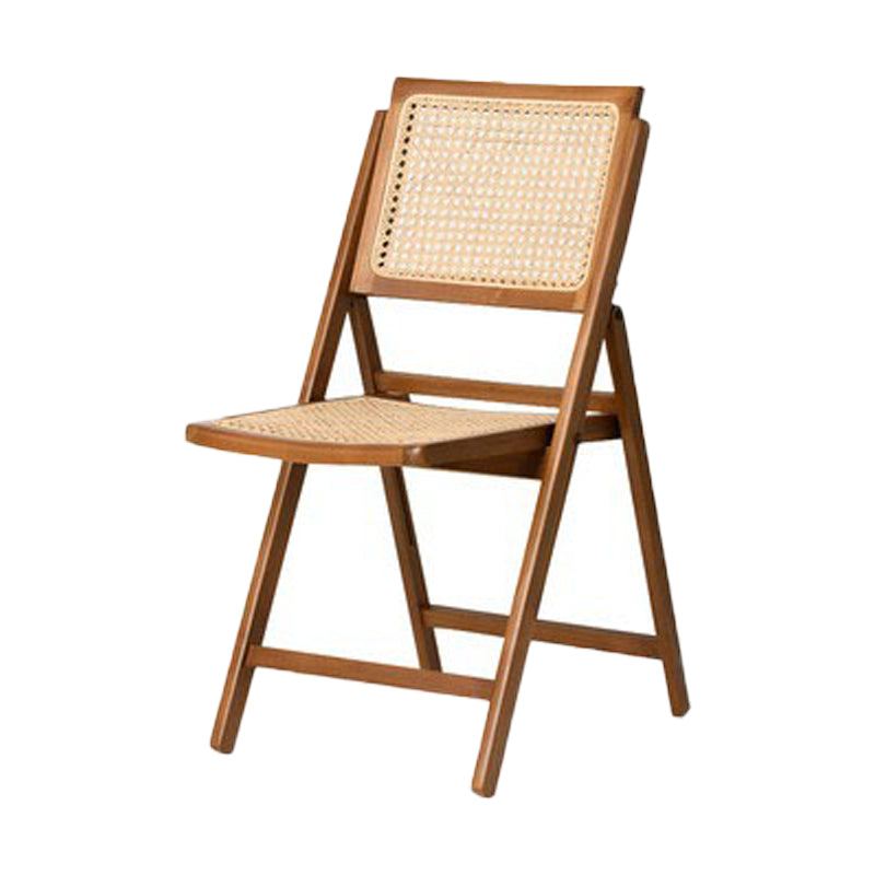 Chaise de salle à manger de style traditionnel, chaise simple sans accoudoirs de cuisine avec pieds en bois