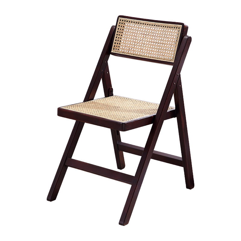 Chaise de salle à manger de style traditionnel, chaise simple sans accoudoirs de cuisine avec pieds en bois