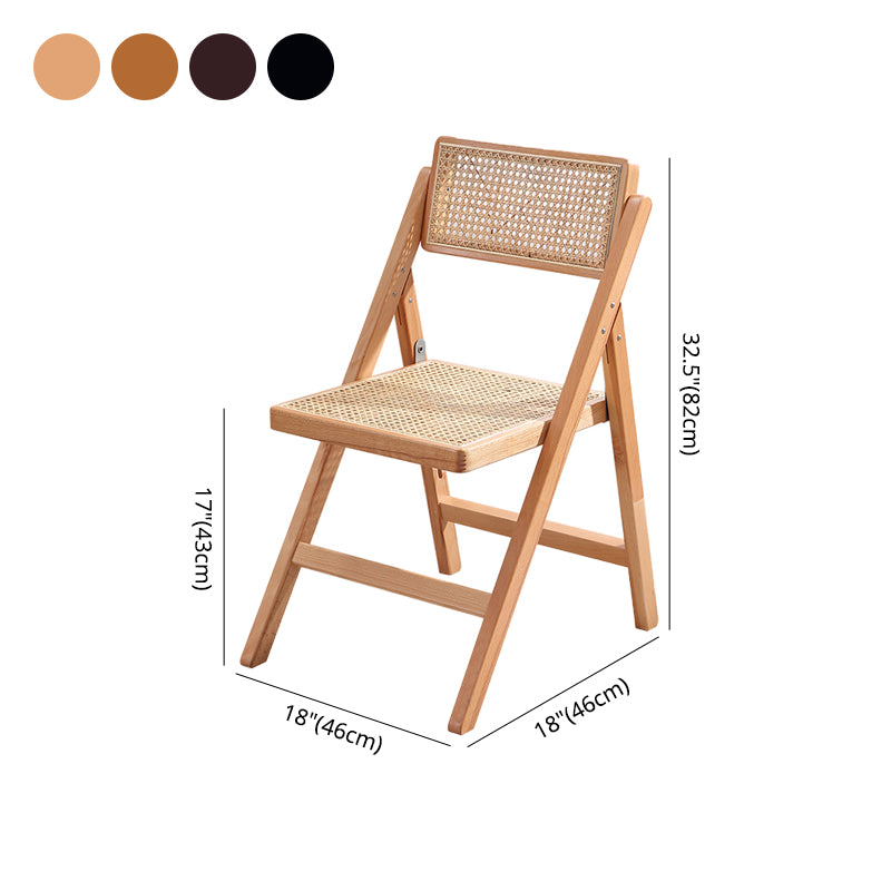 Chaise de salle à manger de style traditionnel, chaise simple sans accoudoirs de cuisine avec pieds en bois