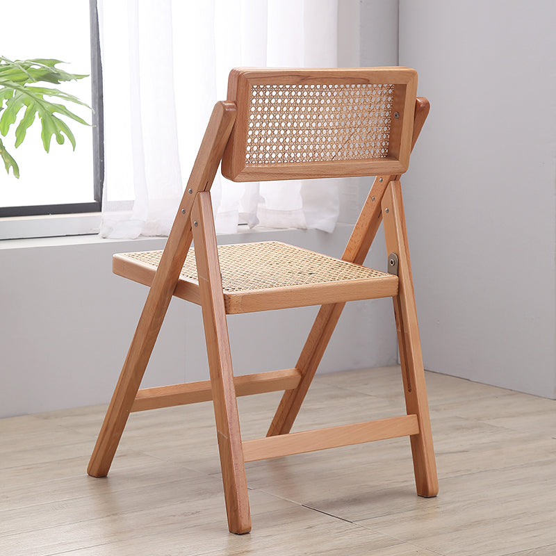 Traditional Style Dining Chair Kitchen Armless Single Dining Side Chair with Wooden Legs