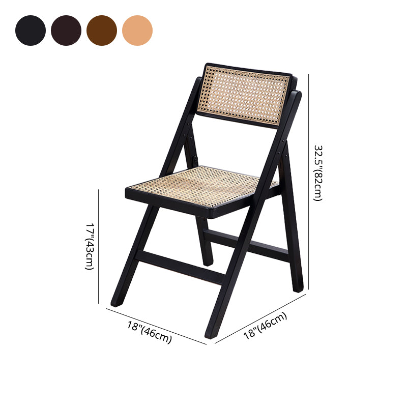 Traditional Style Dining Chair Kitchen Armless Single Dining Side Chair with Wooden Legs