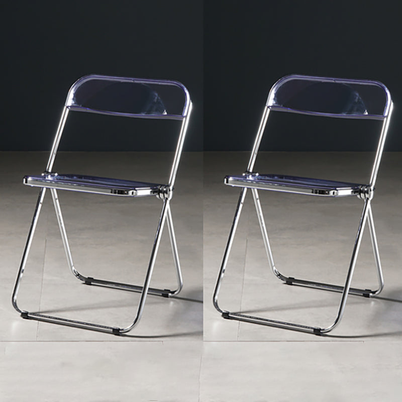 Chaise de salle à manger sans bras en plastique industriel, chaise latérale de salle à manger à dossier ouvert pour restaurant