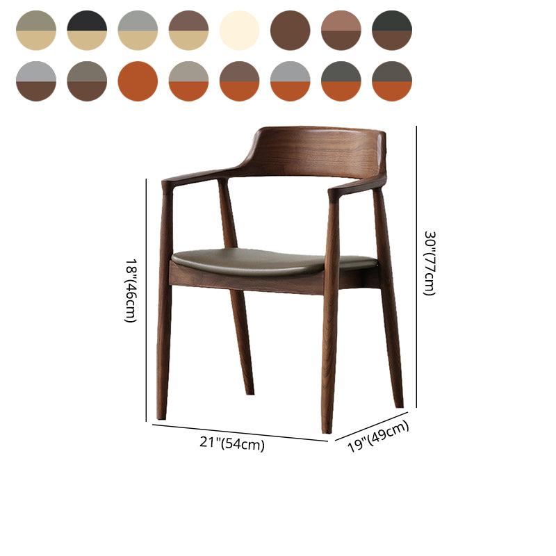 Traditional Style Wood Dining Chair Kitchen Arm Dining Side Chair