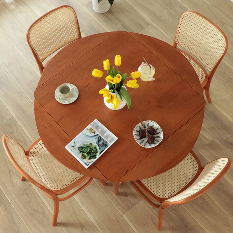 Silla de comedor de estilo tradicional, silla lateral sin brazos de cocina con patas de madera