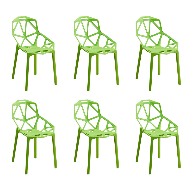 Sillas de comedor de estilo moderno Silla auxiliar de comedor de plástico para cocina