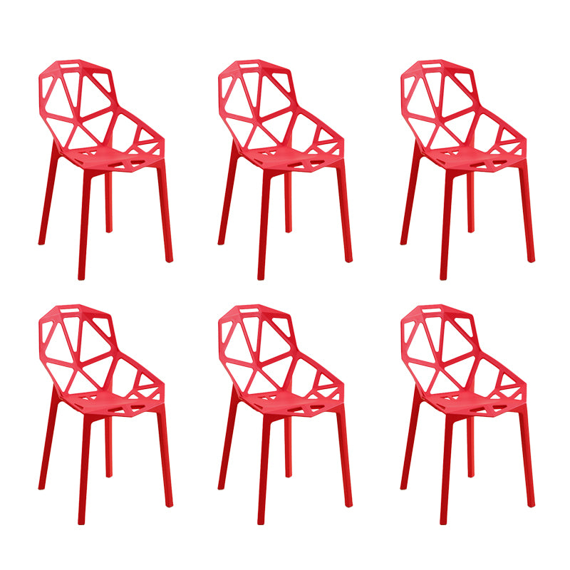 Sillas de comedor de estilo moderno Silla auxiliar de comedor de plástico para cocina