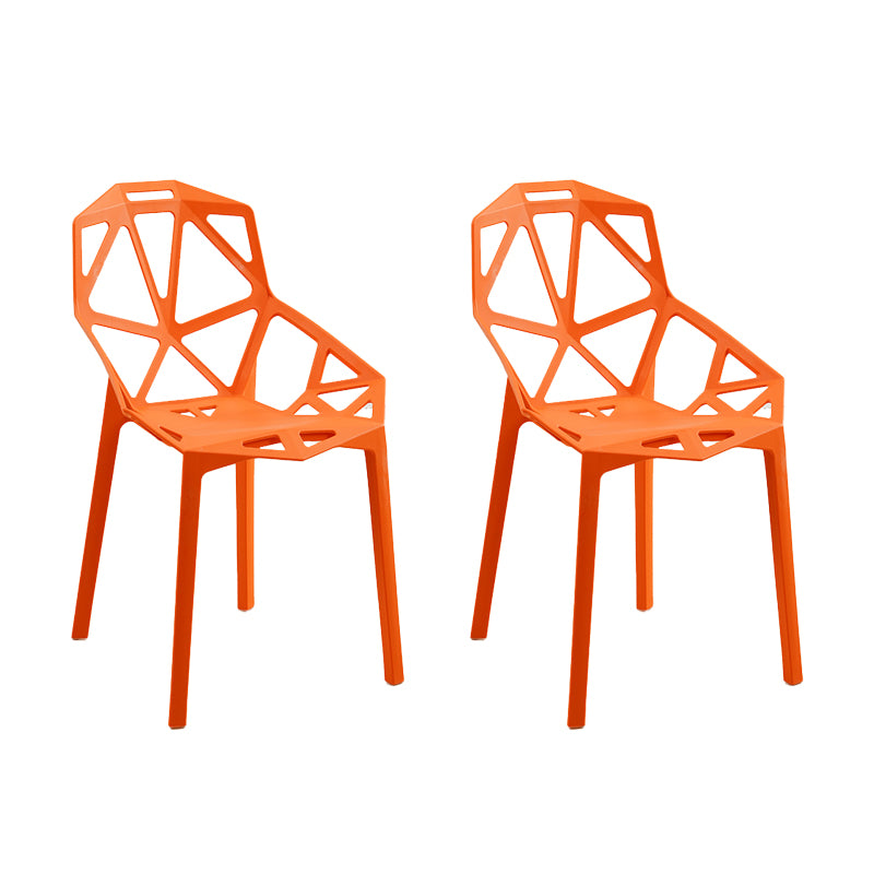 Sillas de comedor de estilo moderno Silla auxiliar de comedor de plástico para cocina