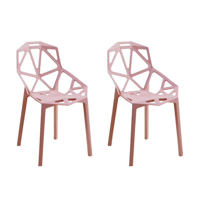 Sillas de comedor de estilo moderno Silla auxiliar de comedor de plástico para cocina