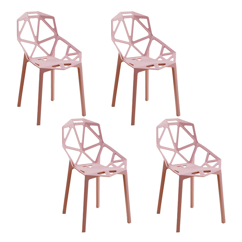 Sillas de comedor de estilo moderno Silla auxiliar de comedor de plástico para cocina