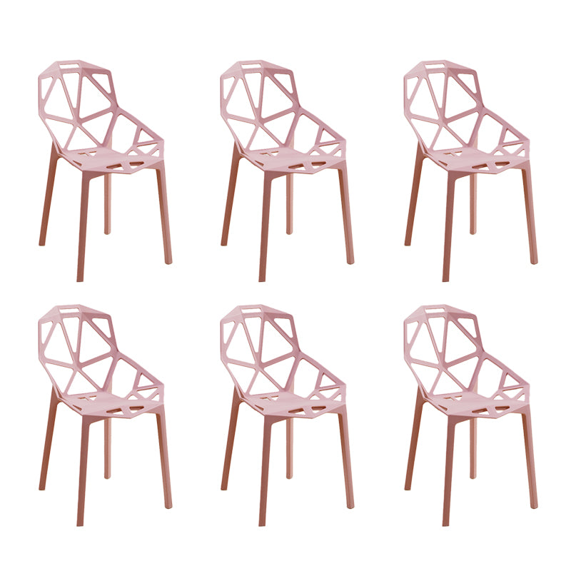 Sillas de comedor de estilo moderno Silla auxiliar de comedor de plástico para cocina