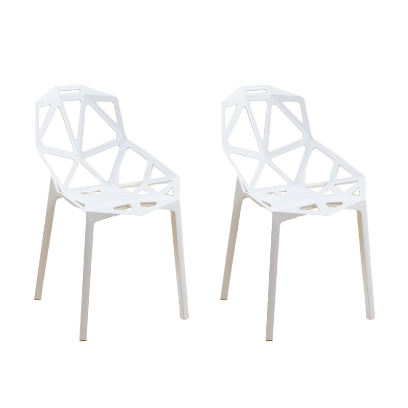 Sillas de comedor de estilo moderno Silla auxiliar de comedor de plástico para cocina
