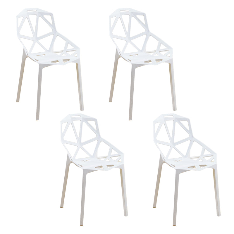 Sillas de comedor de estilo moderno Silla auxiliar de comedor de plástico para cocina