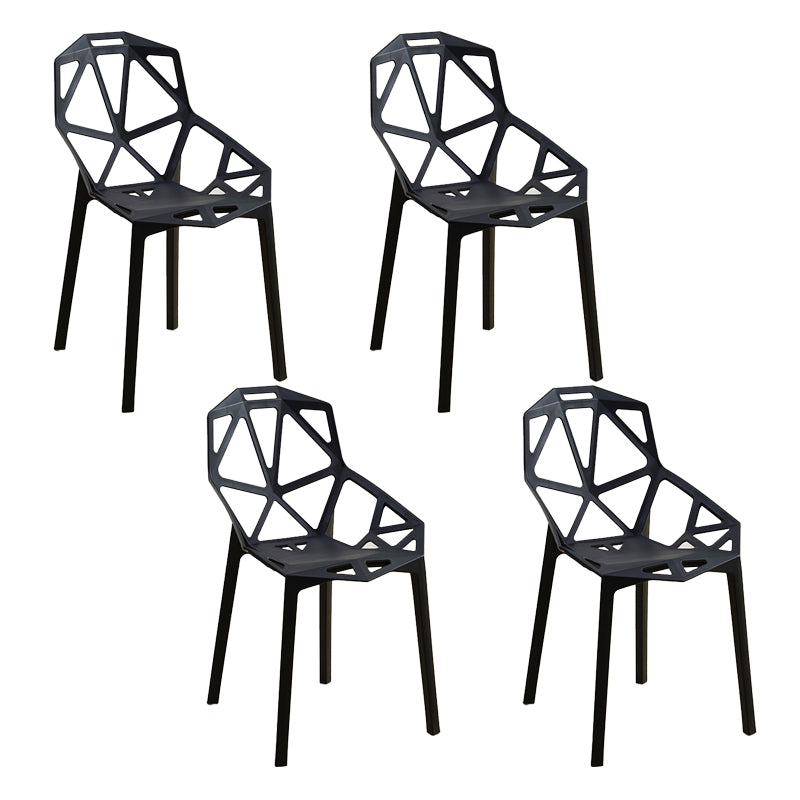 Sillas de comedor de estilo moderno Silla auxiliar de comedor de plástico para cocina