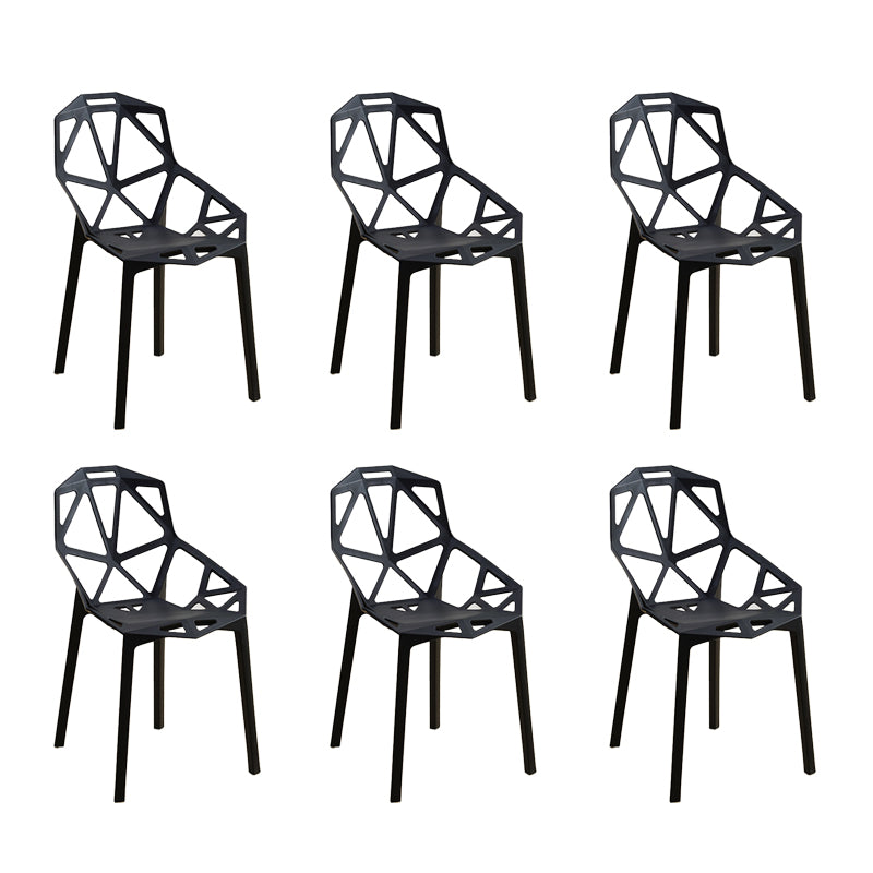 Sillas de comedor de estilo moderno Silla auxiliar de comedor de plástico para cocina