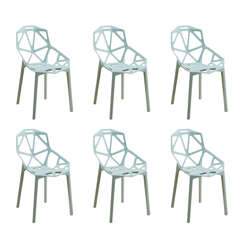 Sillas de comedor de estilo moderno Silla auxiliar de comedor de plástico para cocina