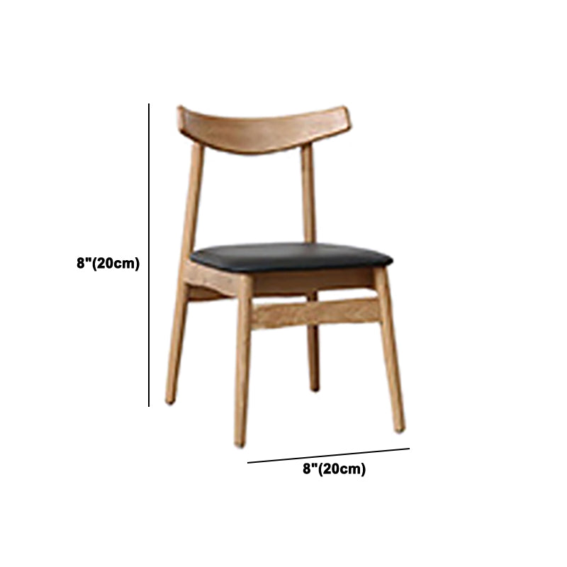 Moderno 1/2/4/5 Piezas Conjunto de comedor de comedor de madera maciza/Artículos separados