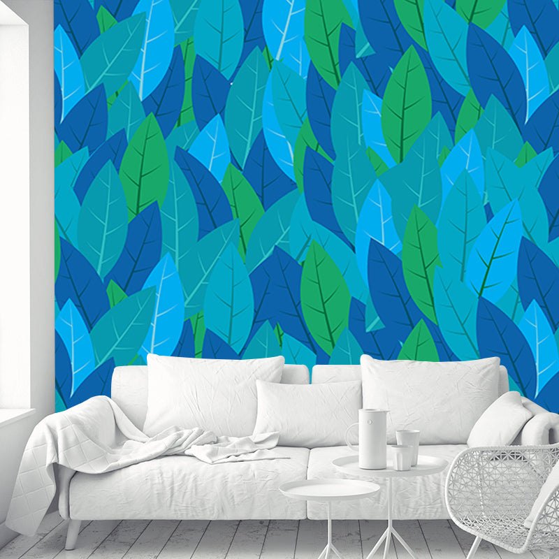 Tropical Plants Wall Mural Tropical Style Mildew Resistant Wall Art for Room