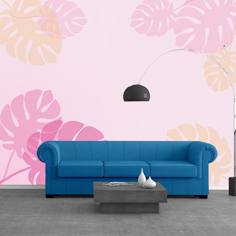 Tropical Plants Wall Mural Tropical Style Mildew Resistant Wall Covering