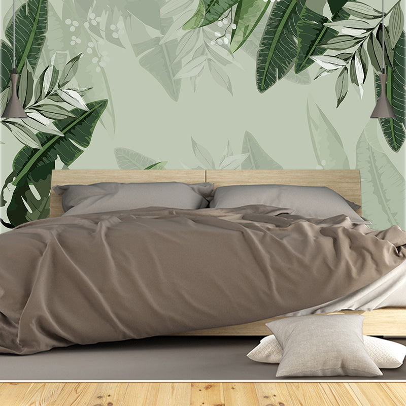 Tropical Plants Wall Mural Tropical Style Mildew Resistant Wall Covering