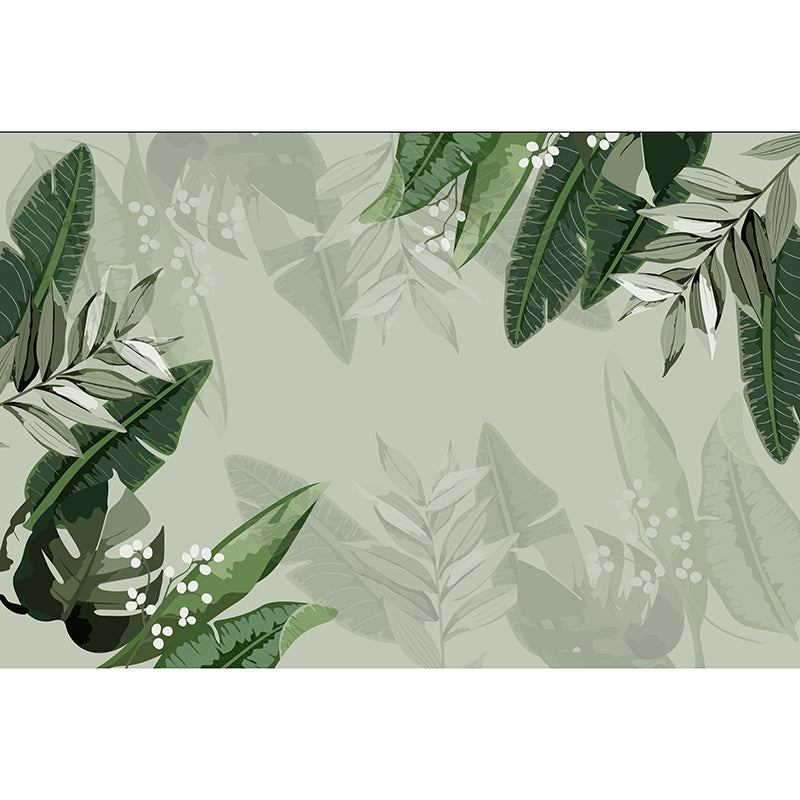 Tropical Plants Wall Mural Tropical Style Mildew Resistant Wall Covering
