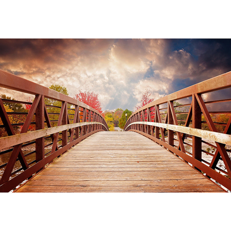 Space Extension Wall Mural Wallpaper Modern Style Mildew Resistant for Home Decor