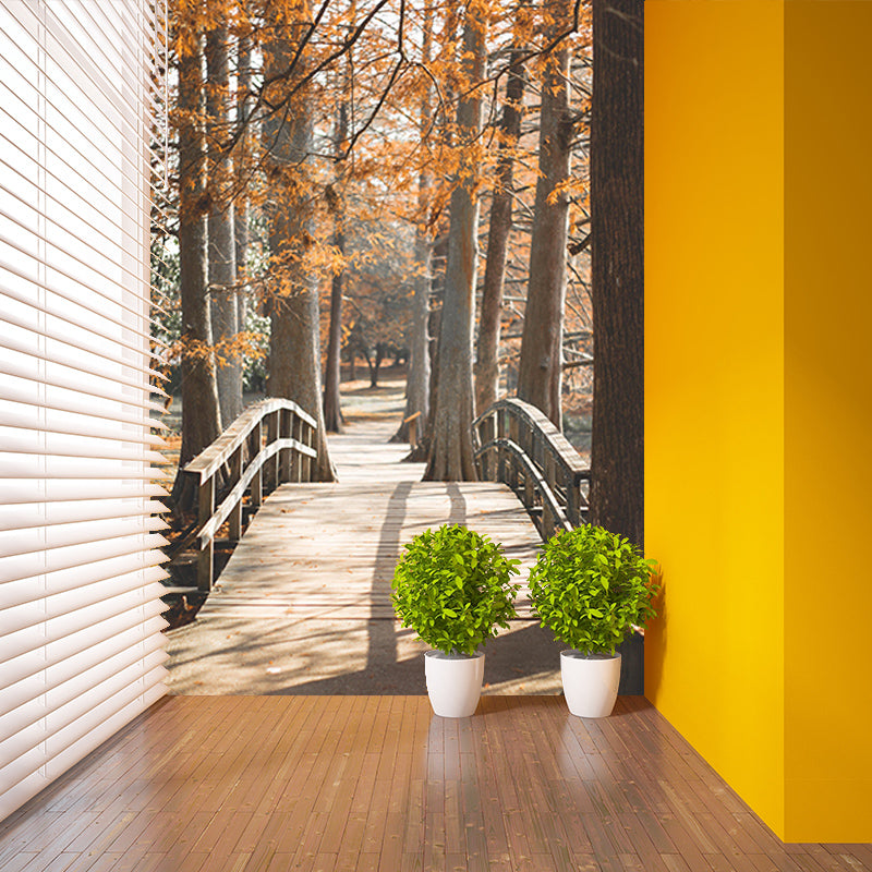 Space Extension Photography Mural Modern Style Mildew Resistant Wall Covering