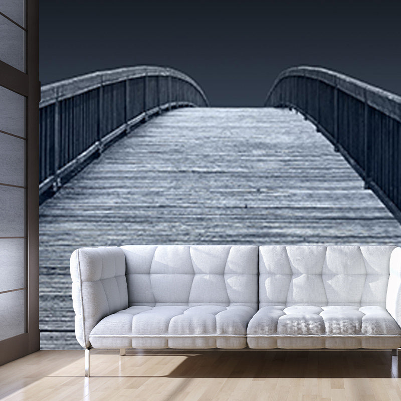 Space Extension Photography Mural Modern Style Mildew Resistant Wall Covering