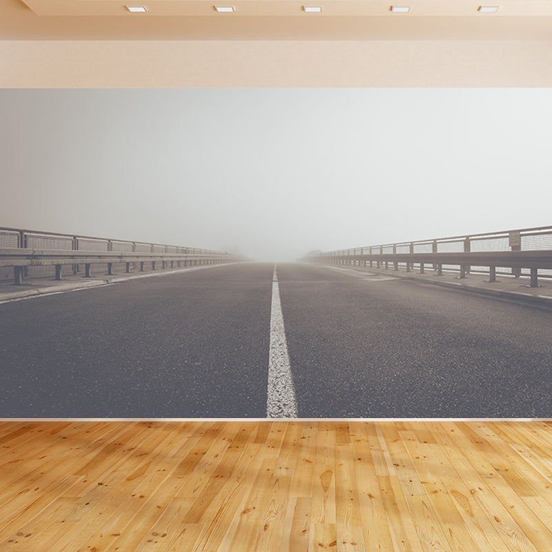 Space Extension Wall Mural Modern Style Mildew Resistant for Sleeping Room