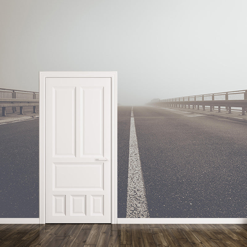 Space Extension Wall Mural Modern Style Mildew Resistant for Sleeping Room