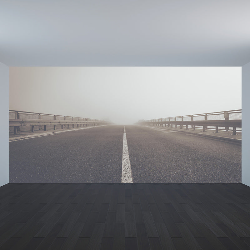 Space Extension Wall Mural Modern Style Mildew Resistant for Sleeping Room