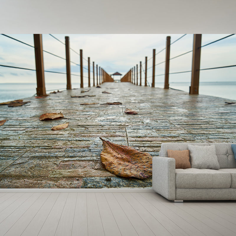 Space Extension Wall Mural Modern Style Mildew Resistant for Dining Room