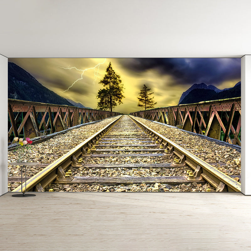 Space Extension Wall Mural Modern Style Mildew Resistant for Decoration