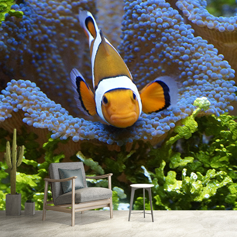 Seabed Wall Mural Mysterious Modern Style Mildew Resistant for Wall Decor