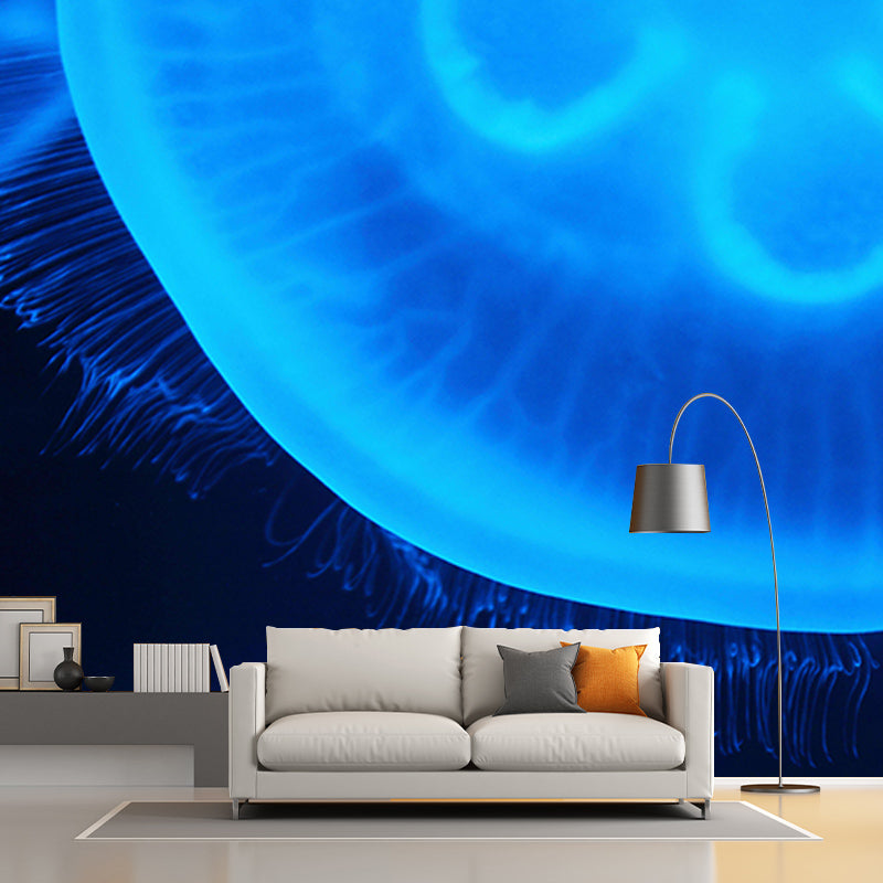 Mysterious Seabed Wall Mural Modern Style Mildew Resistant for Home Decor