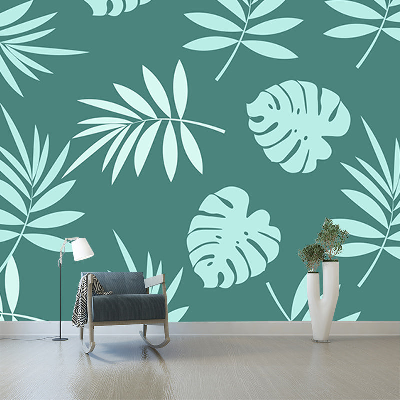 Environment Friendly Murals Tropical Style Leaves Murals for Decoration