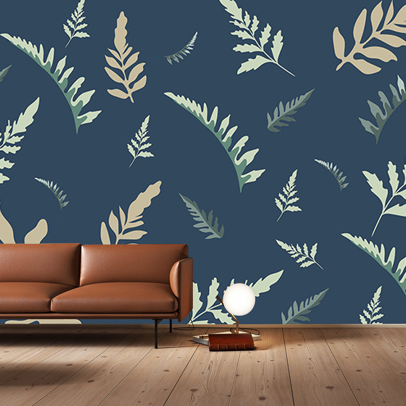 Environment Friendly Murals Tropical Style Leaves Murals for Wall Decor