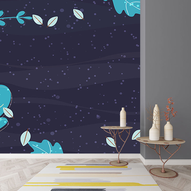 Decor Murals Wallpaper Tropical Style Leaves Murals for Wall Decor