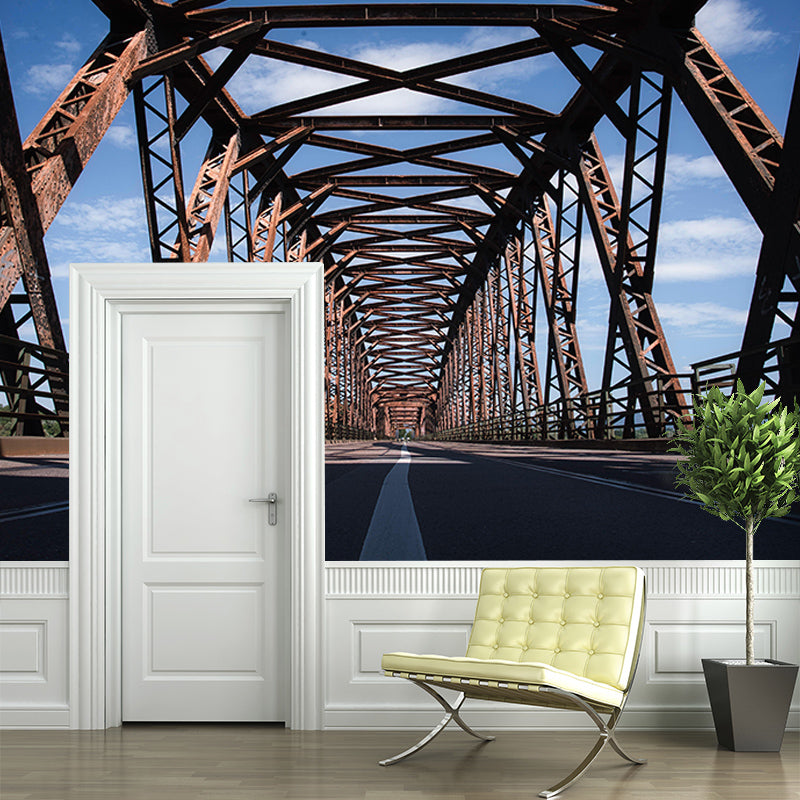 Environment Friendly Mural Wallpaper Industrial Style Space Extension Mural for Wall Decor