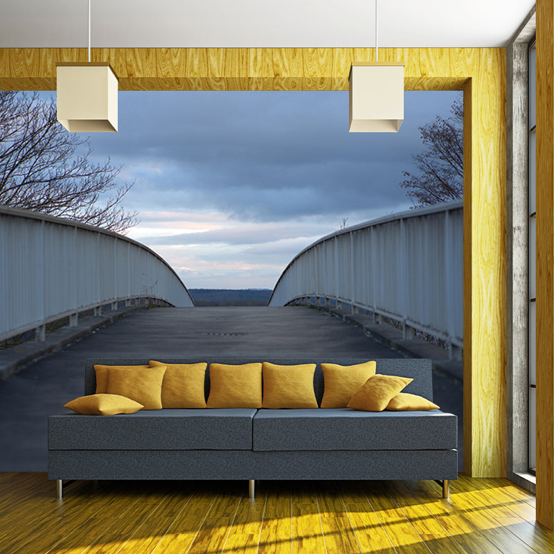 Environment Friendly Mural Wallpaper Industrial Style Space Extension Mural for Home