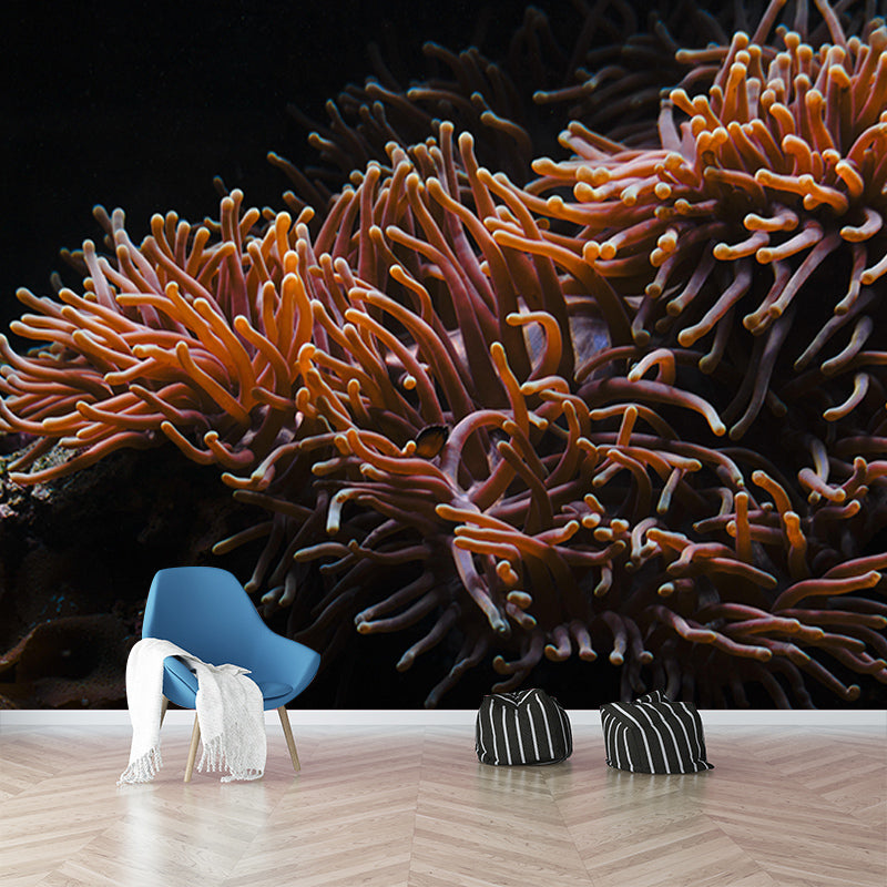 Undersea Environment Friendly Mural Wallpaper Tropical Beach Style Bathroom Wall Mural