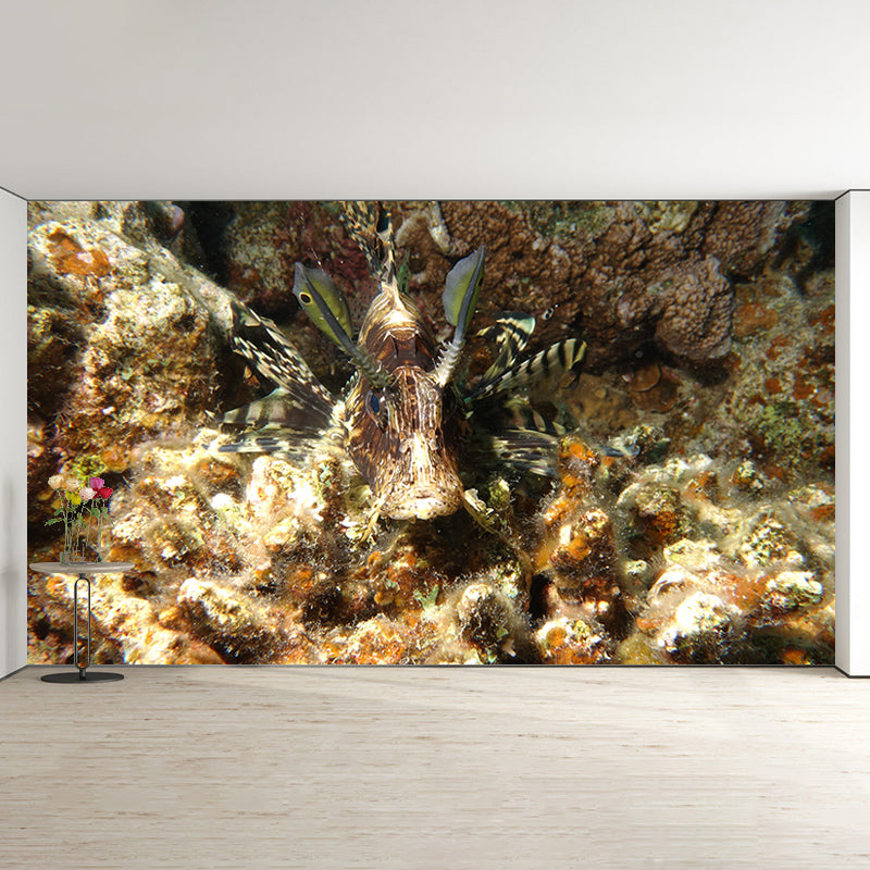 Environment Friendly Mural Wallpaper Tropical Beach Style Mural for Wall Decor