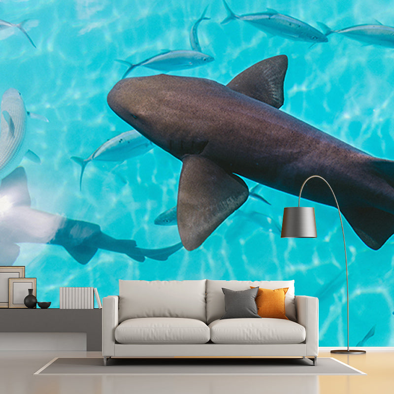 Environment Friendly Mural Wallpaper Tropical Beach Style Mural for Home Decor