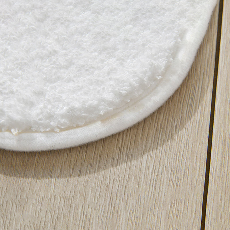 Weißer lässiger Teppich Polyester Hund Teppich Waschbarer Teppich für Wohnkultur