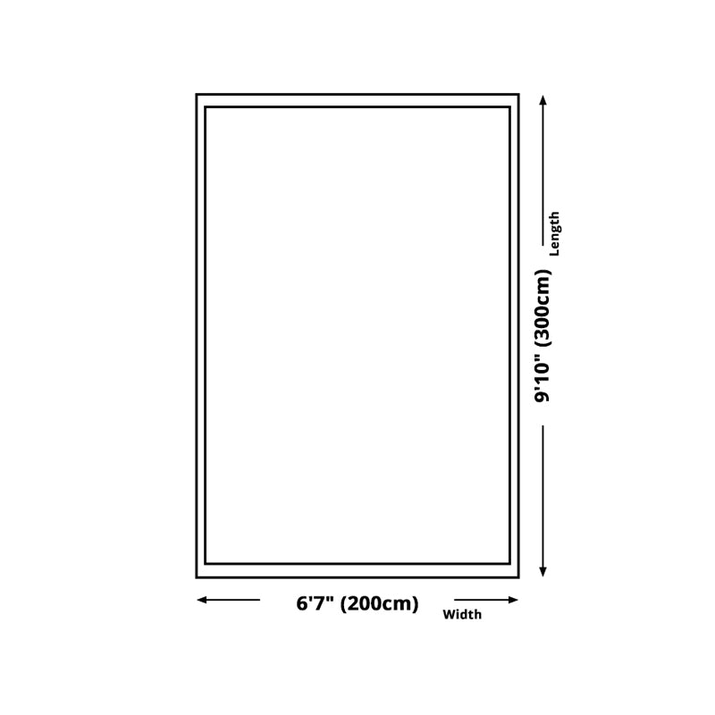 Tapis de couleur en polyester moderne noir